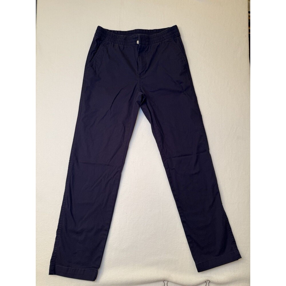 Polo Ralph Lauren Boys Navy Solid Chino Pants, Size 16, Classic Style